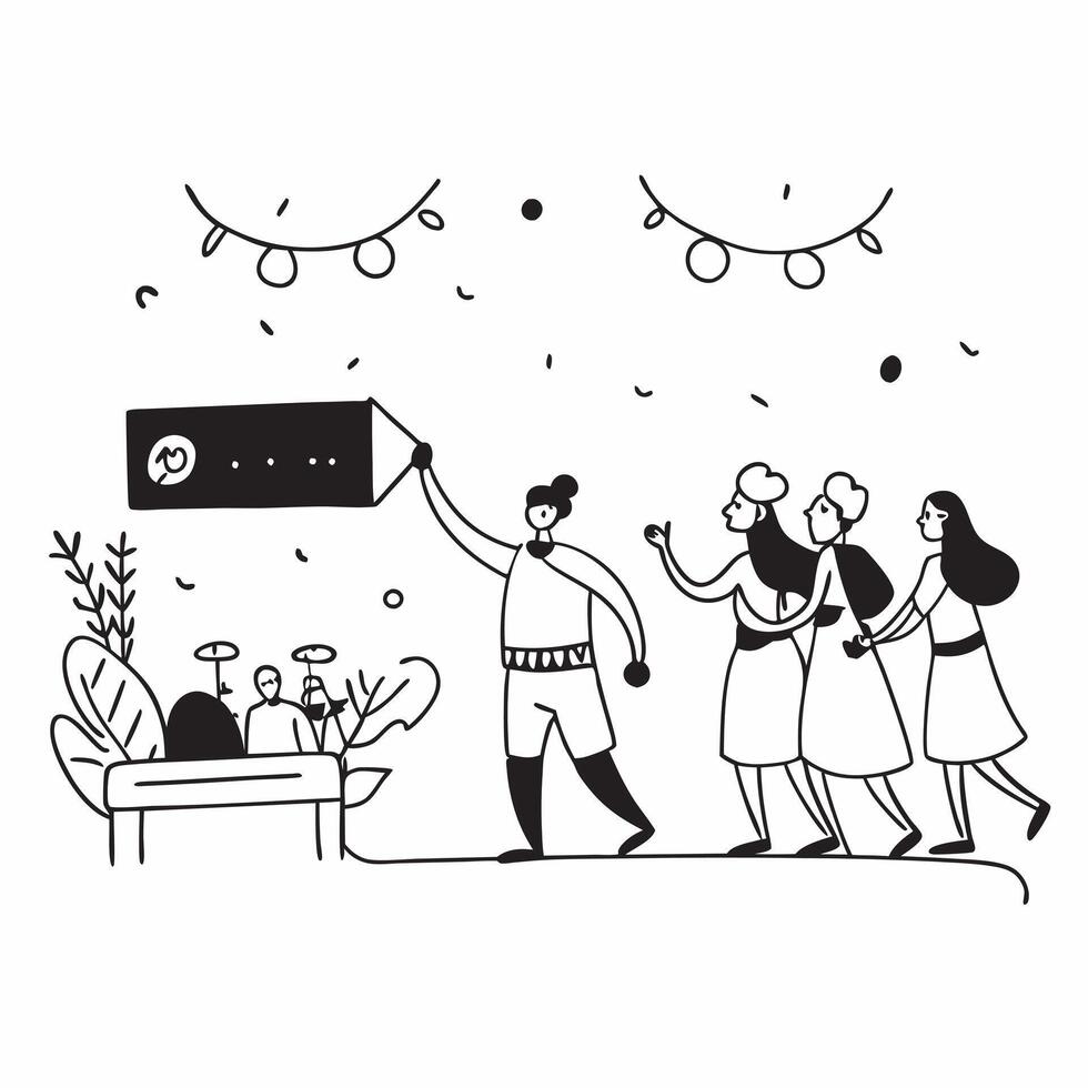 Glossy illustration of a community Dhanteras celebration concept as Camera movement Pan across the community members celebrating together Scene Lively outdoor background Detail G pure Set 2 vector