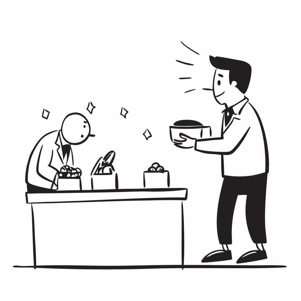Glossy image of a businessman buying gold for Dhanteras concept as Camera movement Pan across the businessmans focused expression as he buys gold Scene Luxurious bright store back pure Set 2 vector