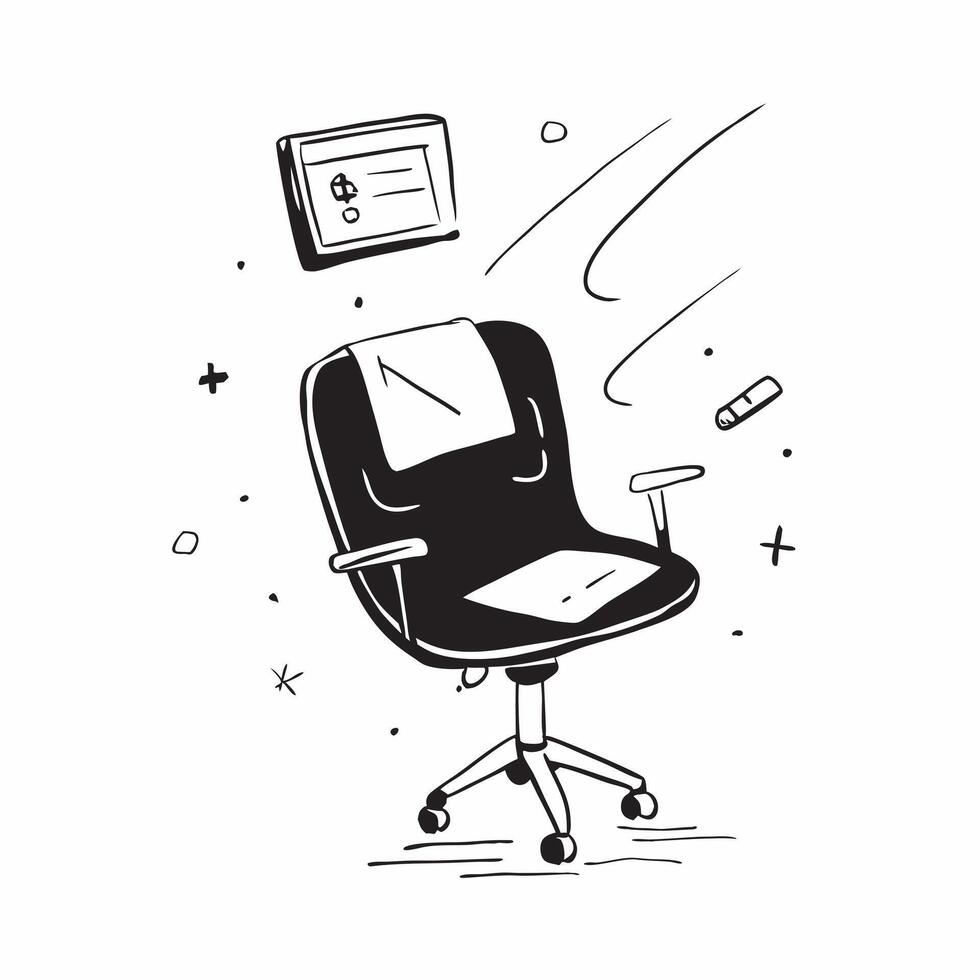 Glowing Abstract Digital Art with Home Office Chair concept as A photo featuring a home office chair with a glowing abstract digital art background The image emphasizes the artist pure Set 6 vector