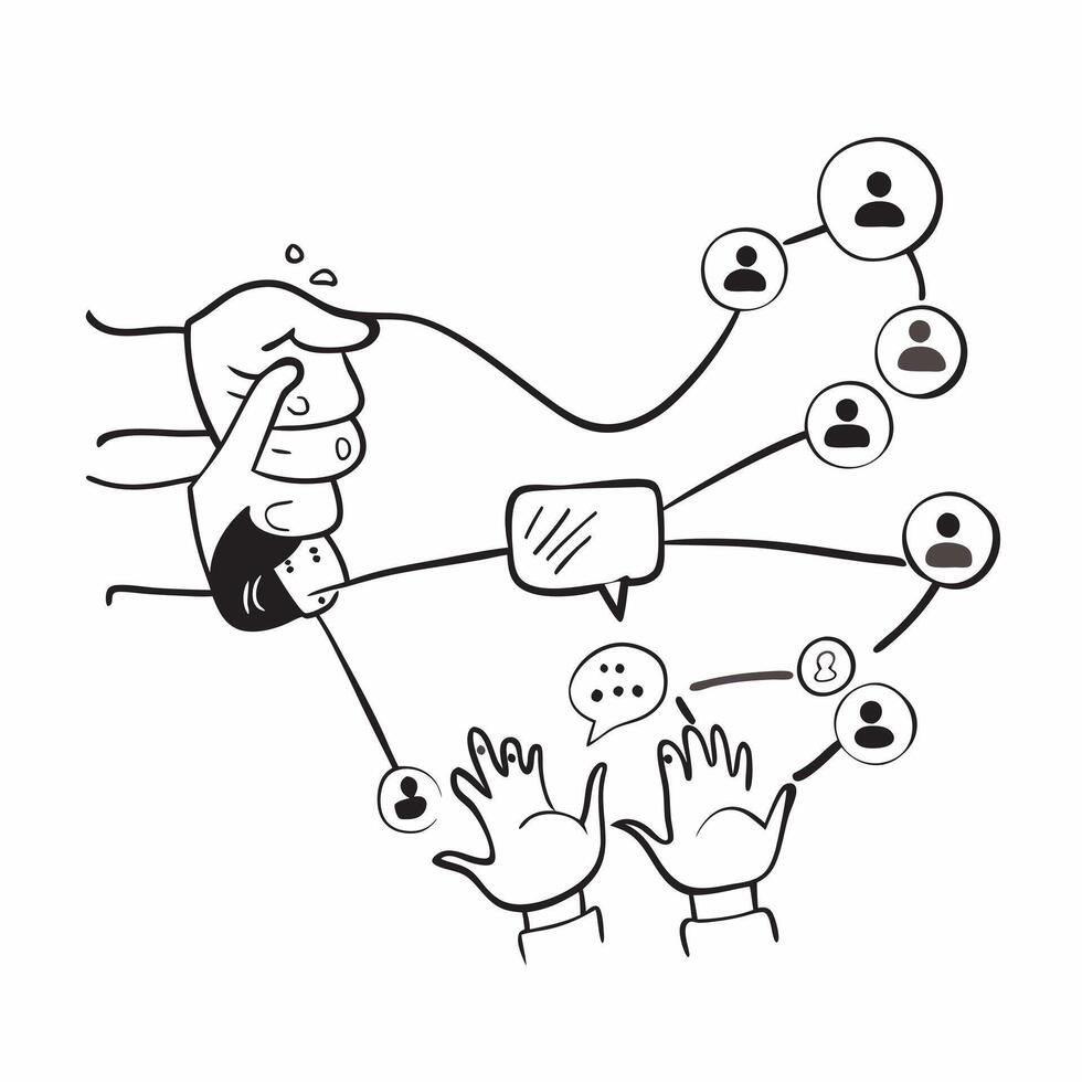 Glowing Abstract Family Network with Grandparents and Grandchildren concept as A dynamic digital art banner showcasing a glowing network of lines connecting icons representing gran pure vector