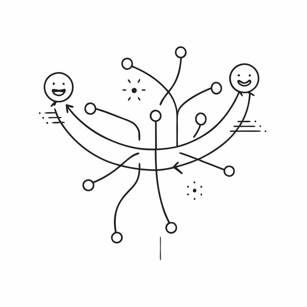 Glowing Abstract Family Network with Unity Symbols concept as A sleek digital art banner featuring an abstract glowing network of lines connecting unity symbols representing same p pure vector
