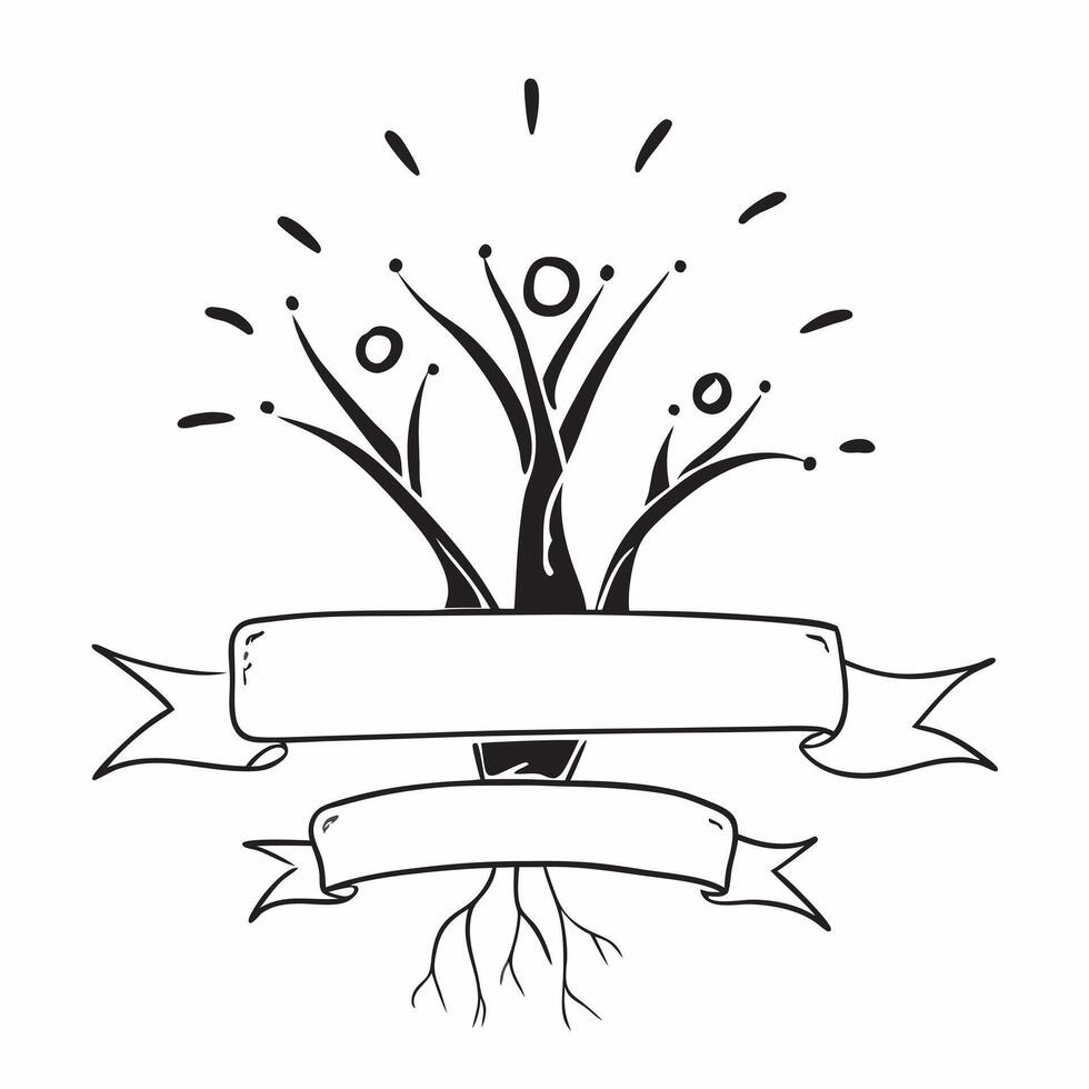 Glowing Abstract Family Tree with Same Parent Roots concept as A sleek digital art banner depicting an abstract family tree with glowing roots representing same parents The glowin pure Set 2 vector