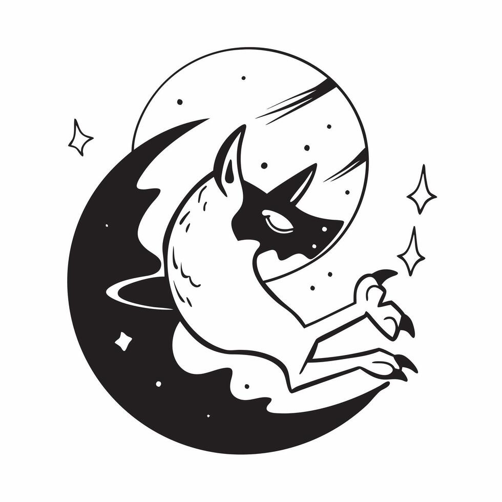 Glowing Abstract Werewolf Howling concept as A dynamic glowing abstract digital art featuring a werewolf howling at a glowing moon The scene is perfect for Halloween ads promoting pure vector
