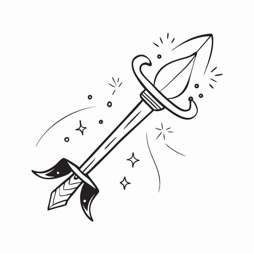 Holographic Bow and Quiver with Courage Text concept as A dynamic photo featuring a glowing holographic bow and quiver symbolizing the courage of Rama in the Dussehra story The de pure vector