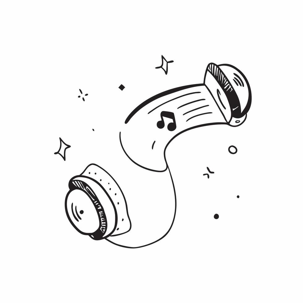 Holographic Headphones with Floating Music Notes concept as A pair of glowing holographic headphones with floating music notes around them representing immersive online music educa pure vector