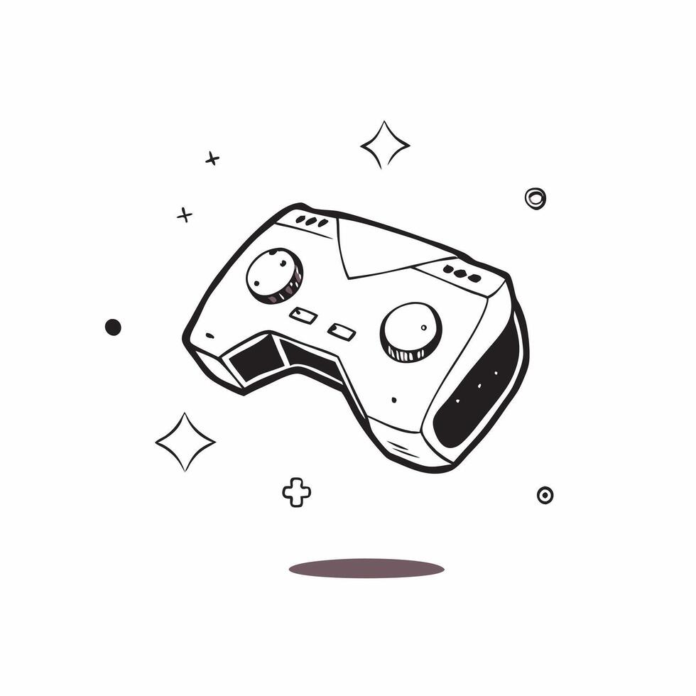 Holographic gaming controller with glowing buttons concept as A futuristic gaming controller with holographic glowing buttons softly highlighted by ambient light isolated on a clea pure vector
