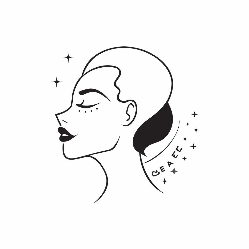 Holographic Plus Size Model Profile with Grace Text concept as A sleek glossy holographic profile of a plus size model with the word Grace in an elegant font set against a white ba pure vector