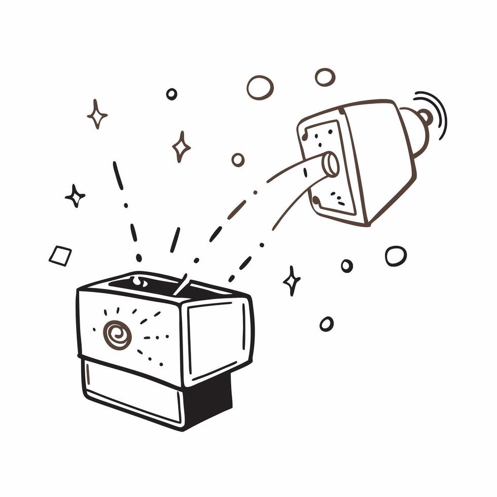 Holographic Projector with Floating Light Beams concept as A holographic projector with glowing floating light beams symbolizing virtual presentations in online education with ampl pure vector