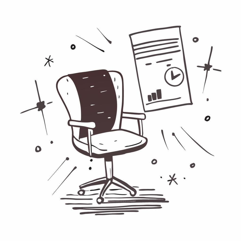 Home Office Chair with Glowing Abstract Digital Art concept as A photo featuring a home office chair with a glowing abstract digital art background The image is centered around th pure Set 4 vector