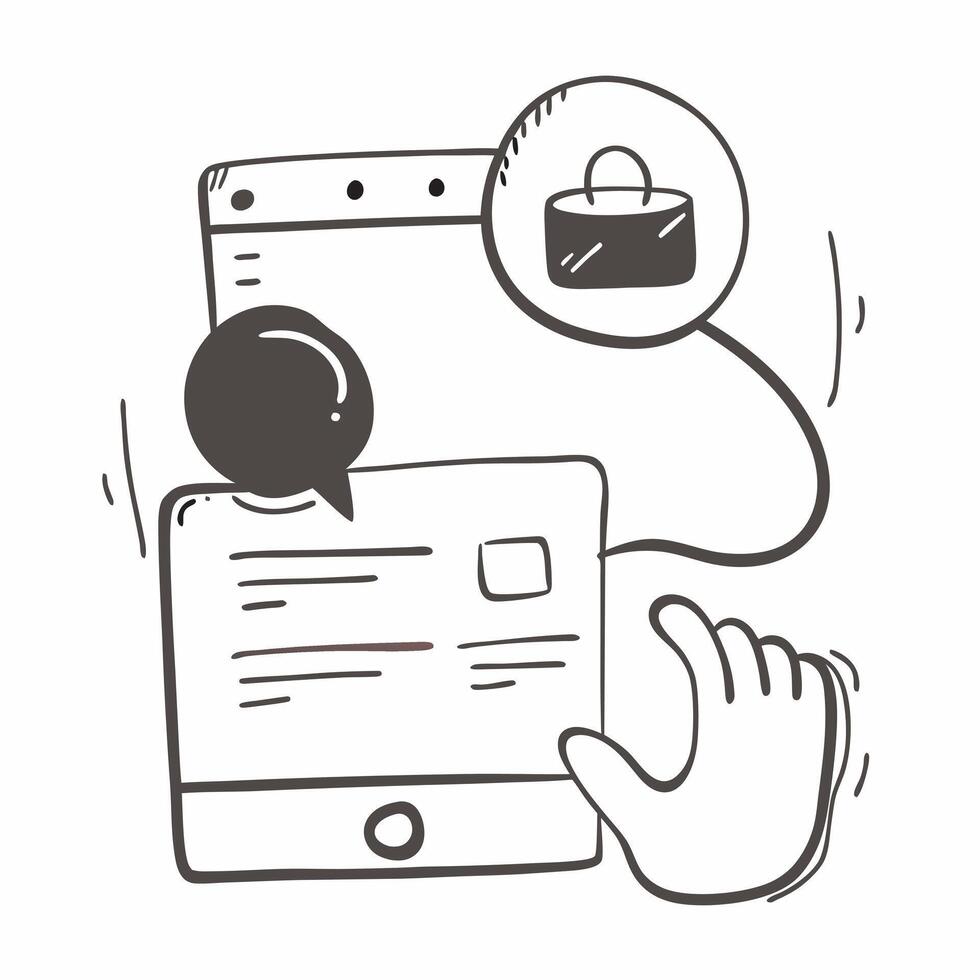 Isolated Online Collaboration Tools concept as A image of isolated online collaboration tools including a chat bubble and calendar on a white background The design i pure vector