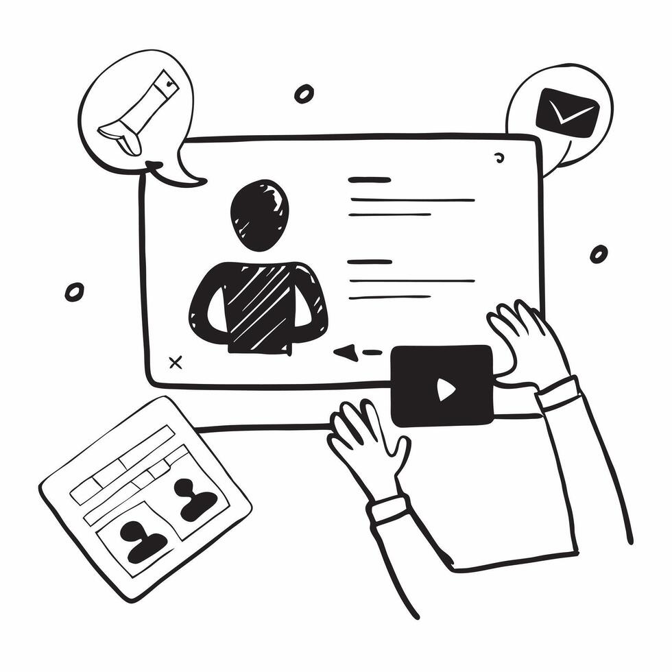 IT support resolving issues in a glossy virtual meeting environment concept as Camera movement Focus on the IT professional screen displaying troubleshooting steps with a glossy di pure vector