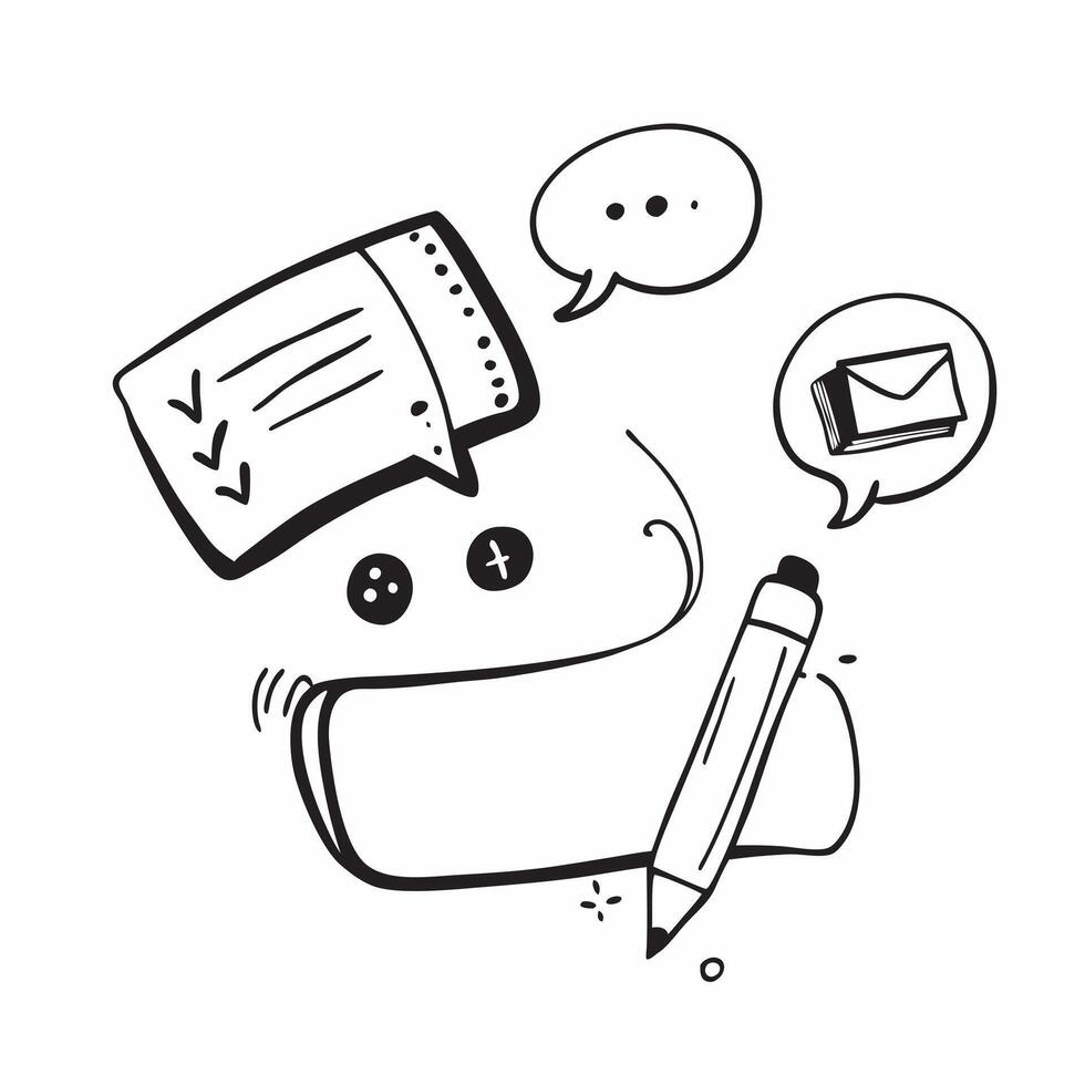 Isolated Webinar Tools Set concept as A set of isolated tools commonly used in webinars including a camera and chat bubble on a white background The elements are des pure vector