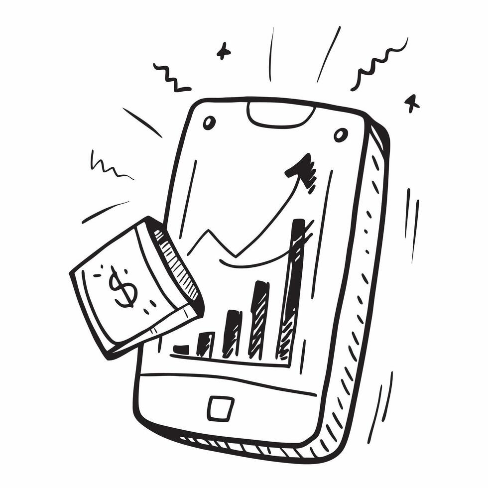 Mobile phone with holographic financial growth chart and Dhanteras text isolated on white background concept as Camera movement Pan across the mobile phone screen displaying a holo pure Set 2 vector