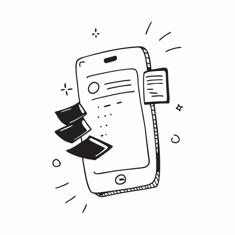 Mobile Phone with Holographic Home Office Icon and Connectivity Icon concept as A photo depicting a mobile phone with a glossy glowing holographic home office icon and connectivity pure Set 9 vector