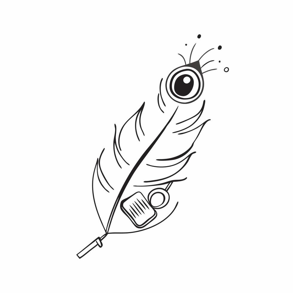Peacock feather and Blessed Sharad Purnima text isolated on white background concept as Camera movement Zoom into the peacock feather with Blessed Sharad Purnima text Scene Isolat pure Set 2 vector