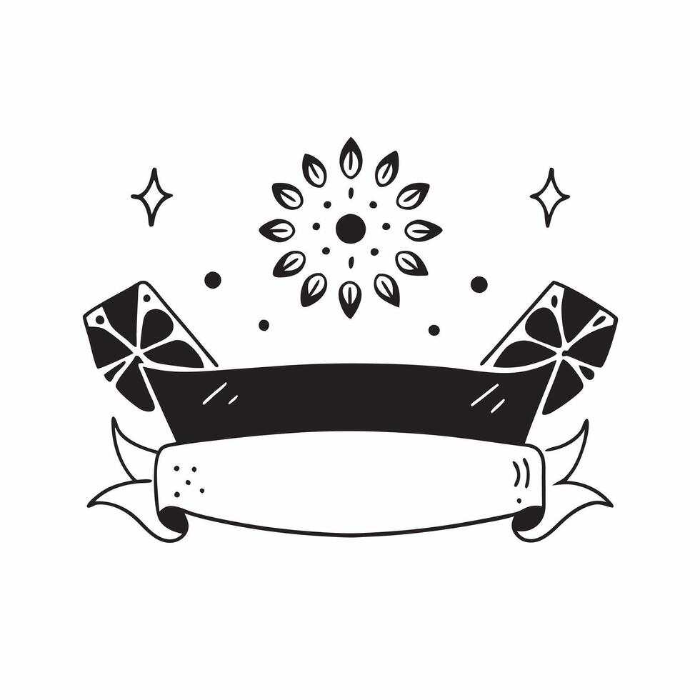 Papel Picado and Marigold concept as A design featuring traditional papel picado patterns and a marigold flower isolated on a white background The illustration combi pure vector