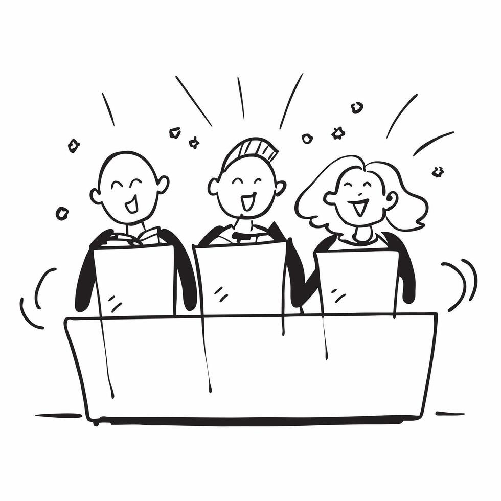 People with Sparkling Desks and Happy Smiles concept as A group of people working at sparkling desks with happy smiles set against a dreamy background offering ample space for text pure Set 2 vector