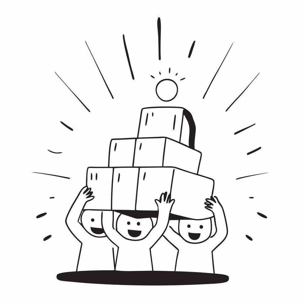 People with Sparkling Loading Docks and Happy Smiles concept as A group of people managing sparkling loading docks with happy smiles set against a whimsical background offering amp pure Set 2 vector