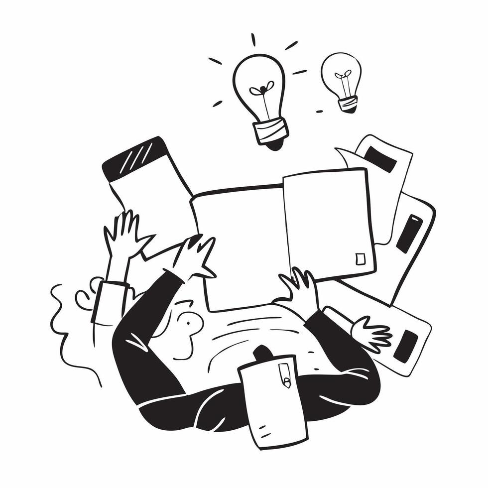 People with Watercolor Brainstorming Boards and Tablets concept as A group of people brainstorming with watercolor boards and tablets set against a whimsical background offering am pure Set 3 vector