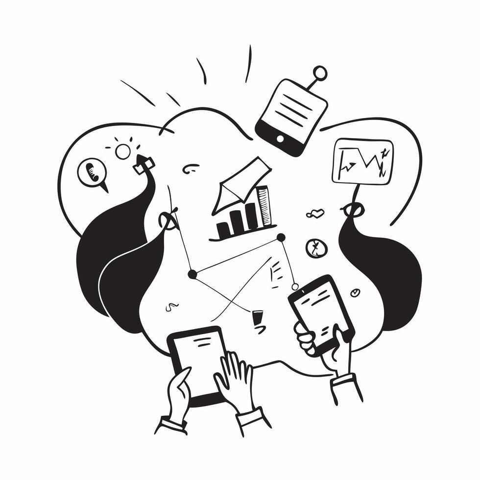People with Watercolor Financial Strategies and Laptops concept as A group of people developing watercolor financial strategies with laptops set against a whimsical background offe pure Set 6 vector