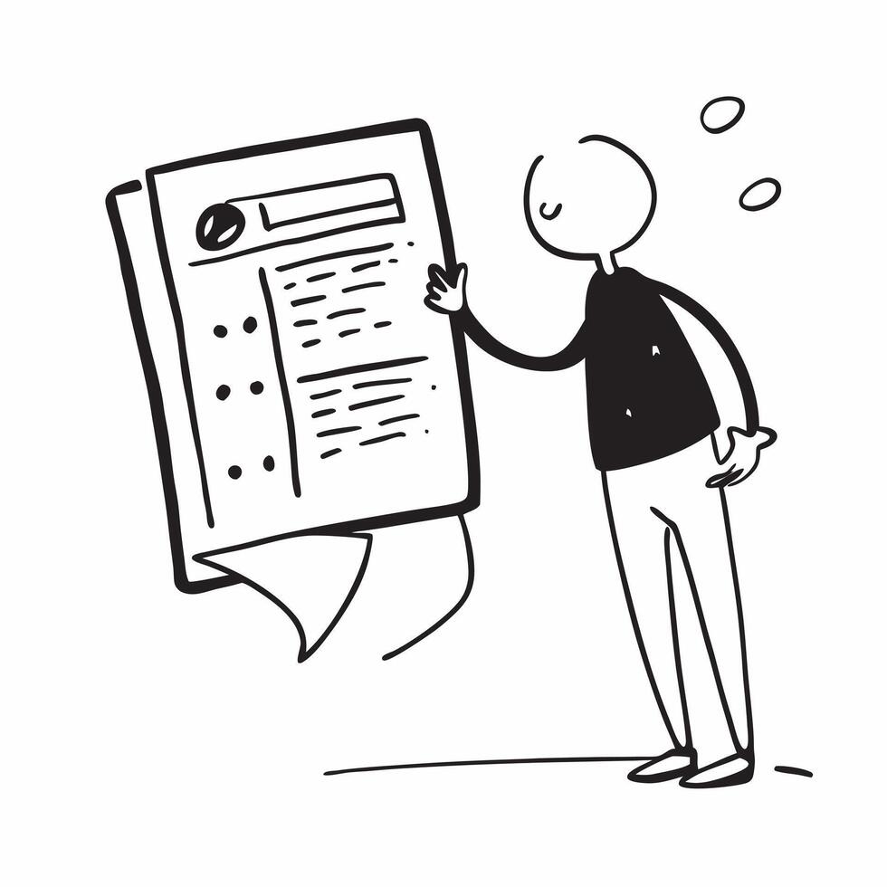 Person with Clipboard and Detailed Service Tracking concept as A person holding a clipboard ensuring detailed service tracking set against a clean background with space for text or pure Set 2 vector