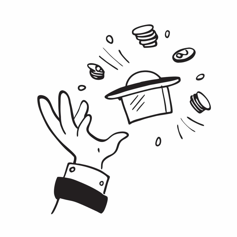 Person with Magic Oven and Floating Dishes concept as A person holding a magic oven with floating dishes set against a blank background offering space for text or graphics symboliz pure Set 2 vector