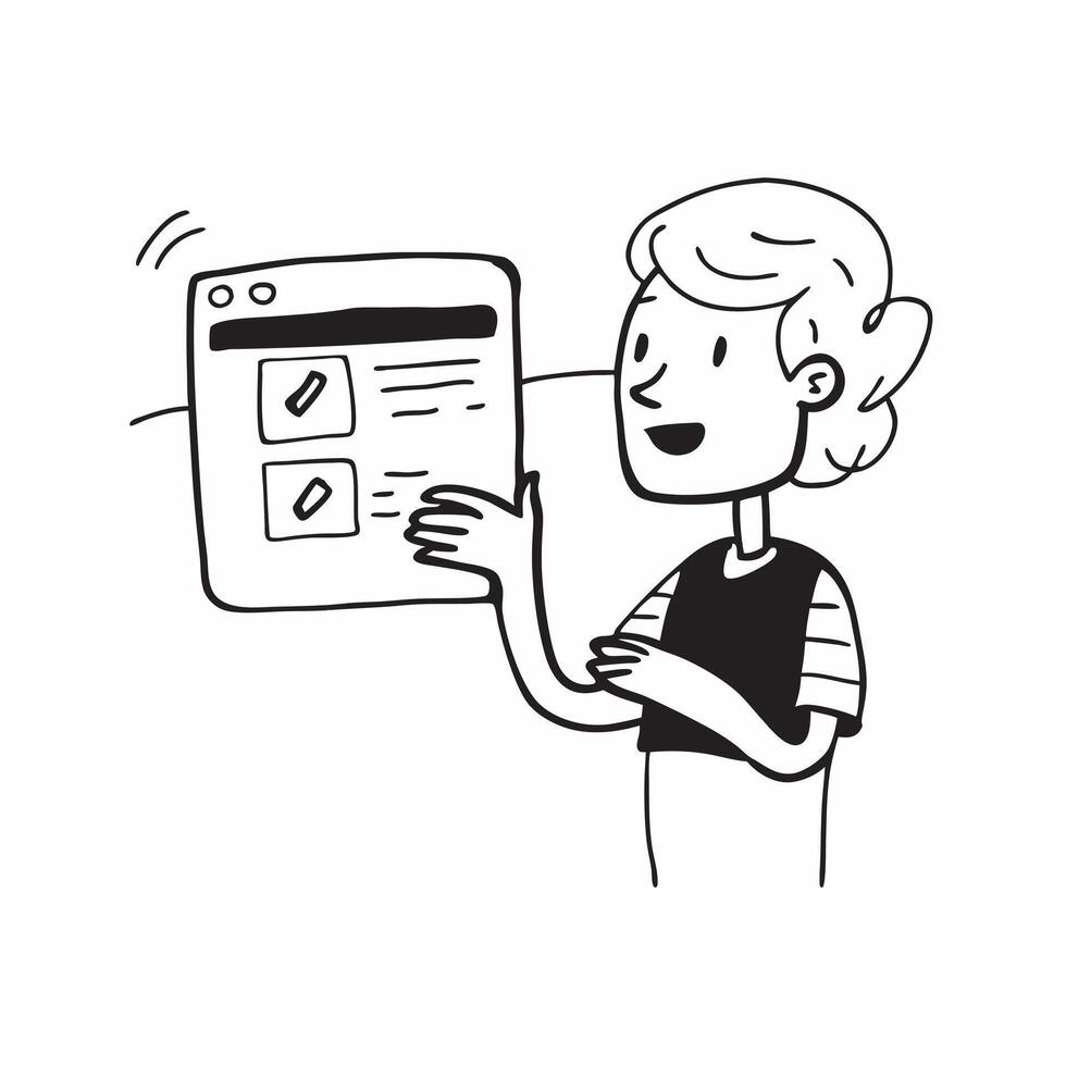 Person with Phone and Friendly Support Assistance concept as A person holding a phone providing friendly support assistance set against a blank background offering space for text o pure vector