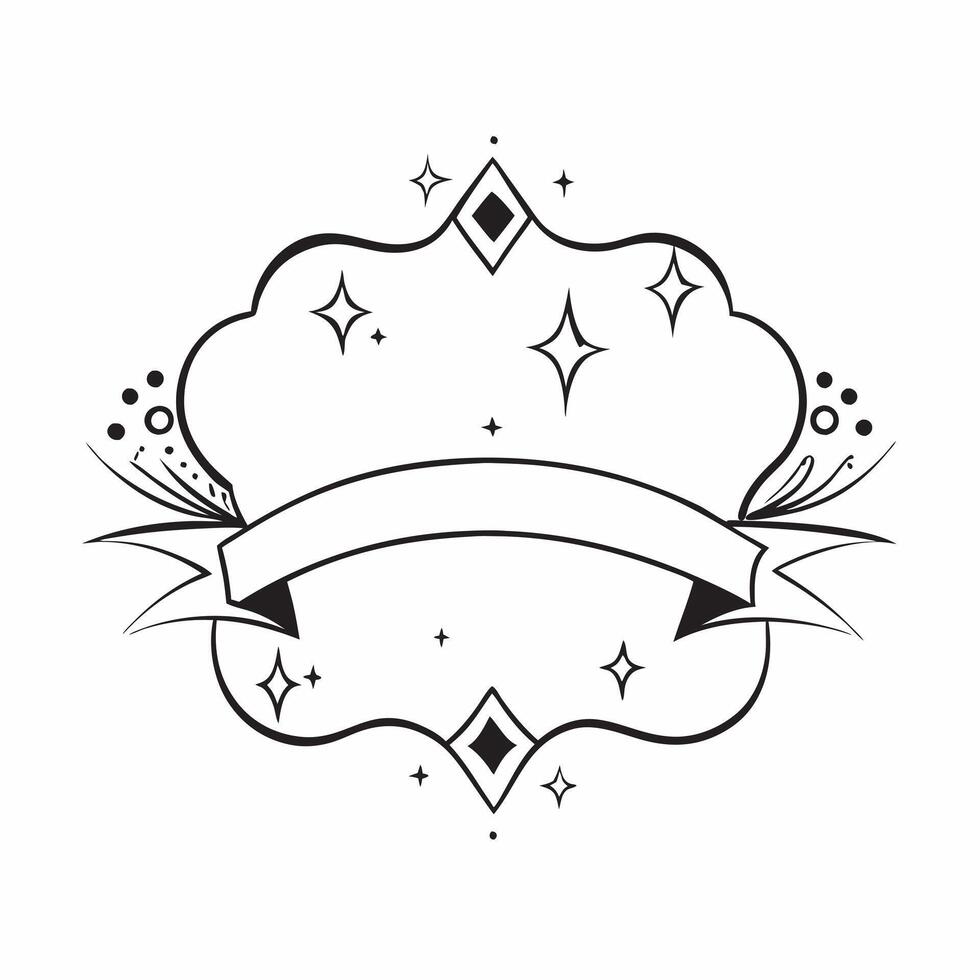 Plus Size Model Diamond Border Frame with Elegance Text concept as A chic border frame design featuring diamond elements representing plus size models with the word Elegance The f pure vector