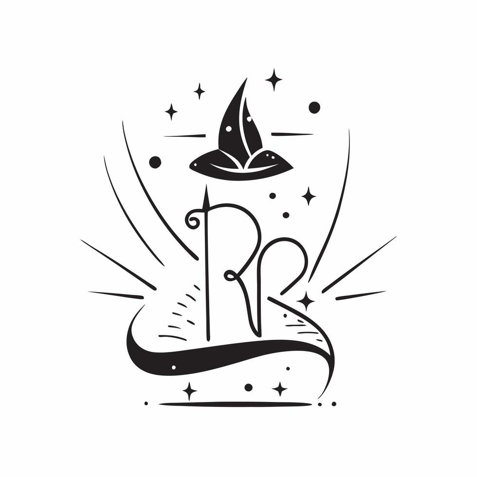 Plus Size Model Star with Radiance Text concept as An abstract showcasing a star symbol representing plus size models with the word Radiance in an elegant font The elements pure vector