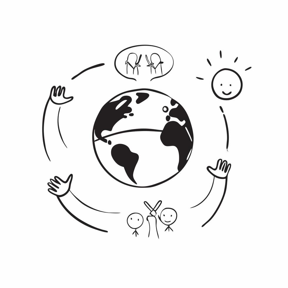 Same Parent Globe with Global Text concept as An isolated of a globe with two icons representing same parents and the word Global in a bold modern font This design represen pure Set 2 vector