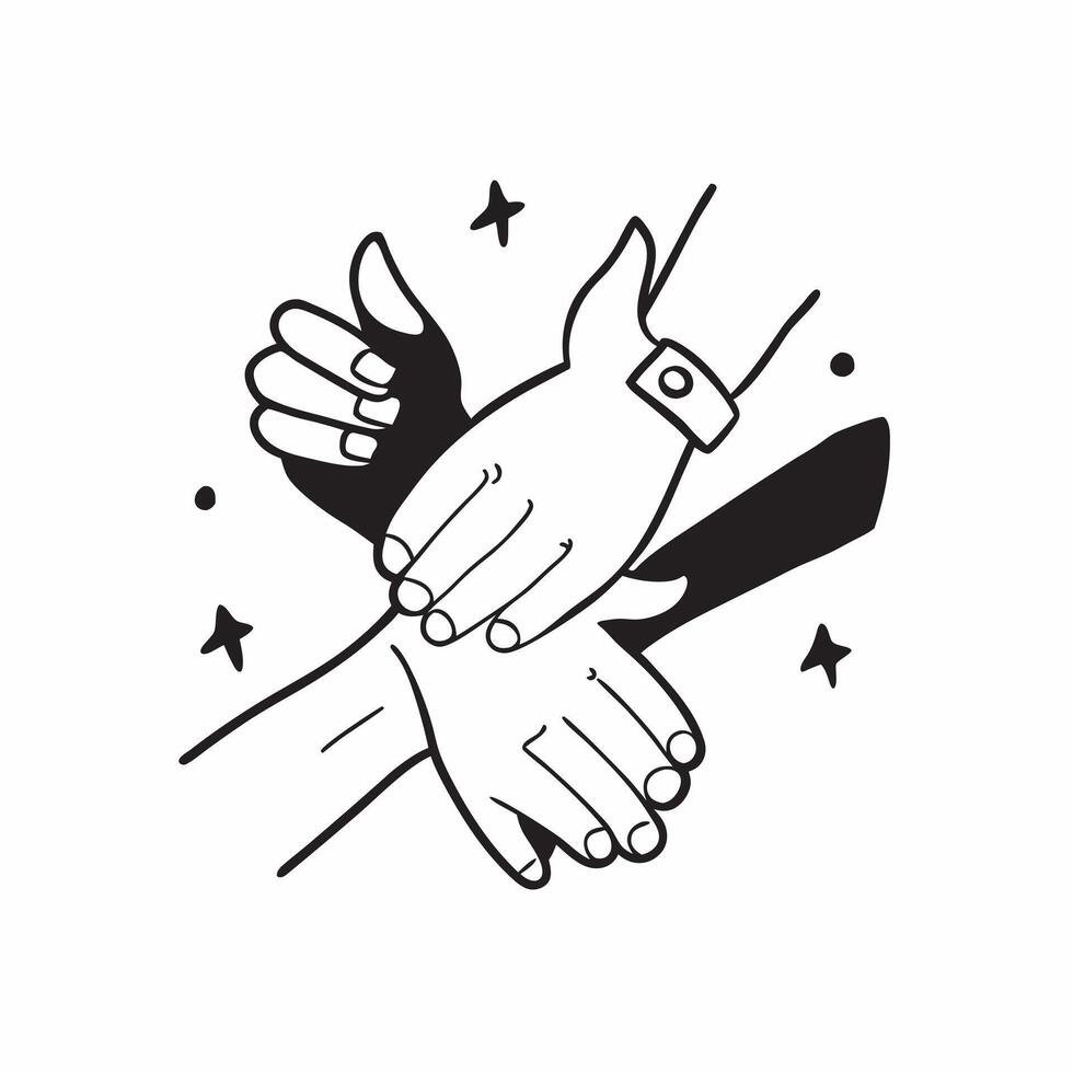 Same Parent Hands with Respect Text concept as An isolated of two hands representing same parents with the word Respect in a clean modern font This design emphasizes mutual pure vector
