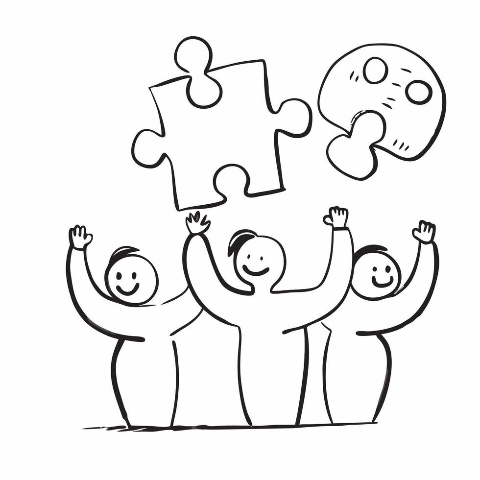 Same Parent Puzzle with Connection Text concept as An isolated featuring puzzle pieces representing same parents with the word Connection in a sleek modern font This image pure Set 2 vector