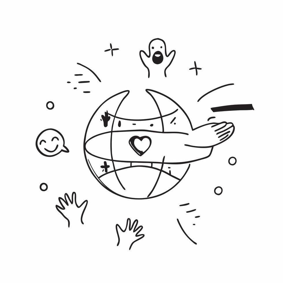 Same Parents Globe with Inclusion Text concept as An isolated of a globe with two icons representing same parents and the word Inclusion in a modern font This design symbol pure vector