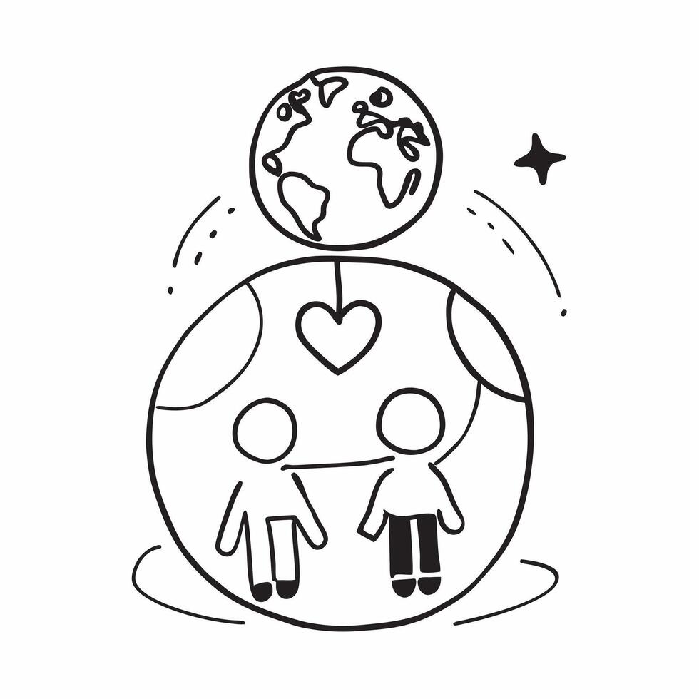 Same Parents Globe with Global Text concept as An isolated of a globe with two icons representing same parents and the word Global in a bold modern font This design represe pure Set 2 vector