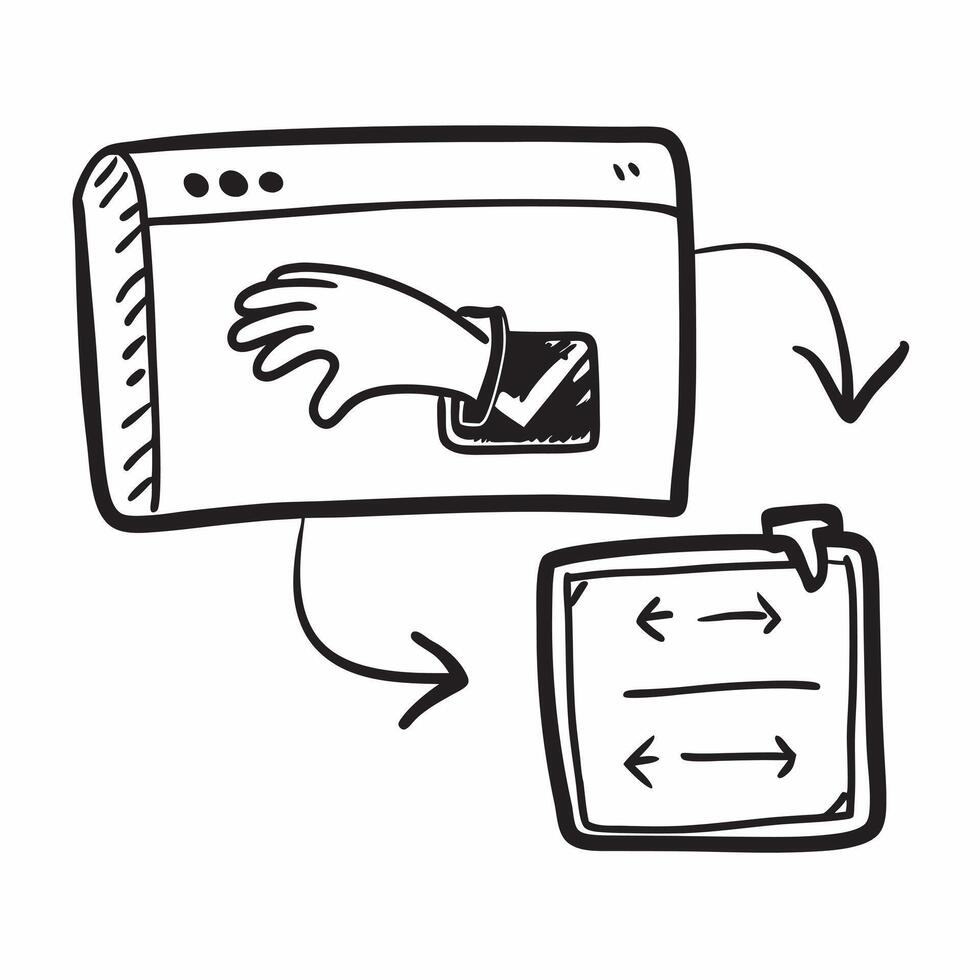Screen Share Icon concept as An icon showing a screen with an arrow symbolizing screen sharing during virtual meetings isolated on a white background for clarity in Photo Stock Co pure vector
