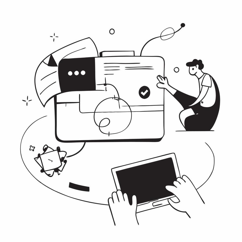 Team collaborating in a glossy digital flexible workspace concept as Camera movement Pan across the team members working together Scene A dynamic and interactive workspace with gl pure vector