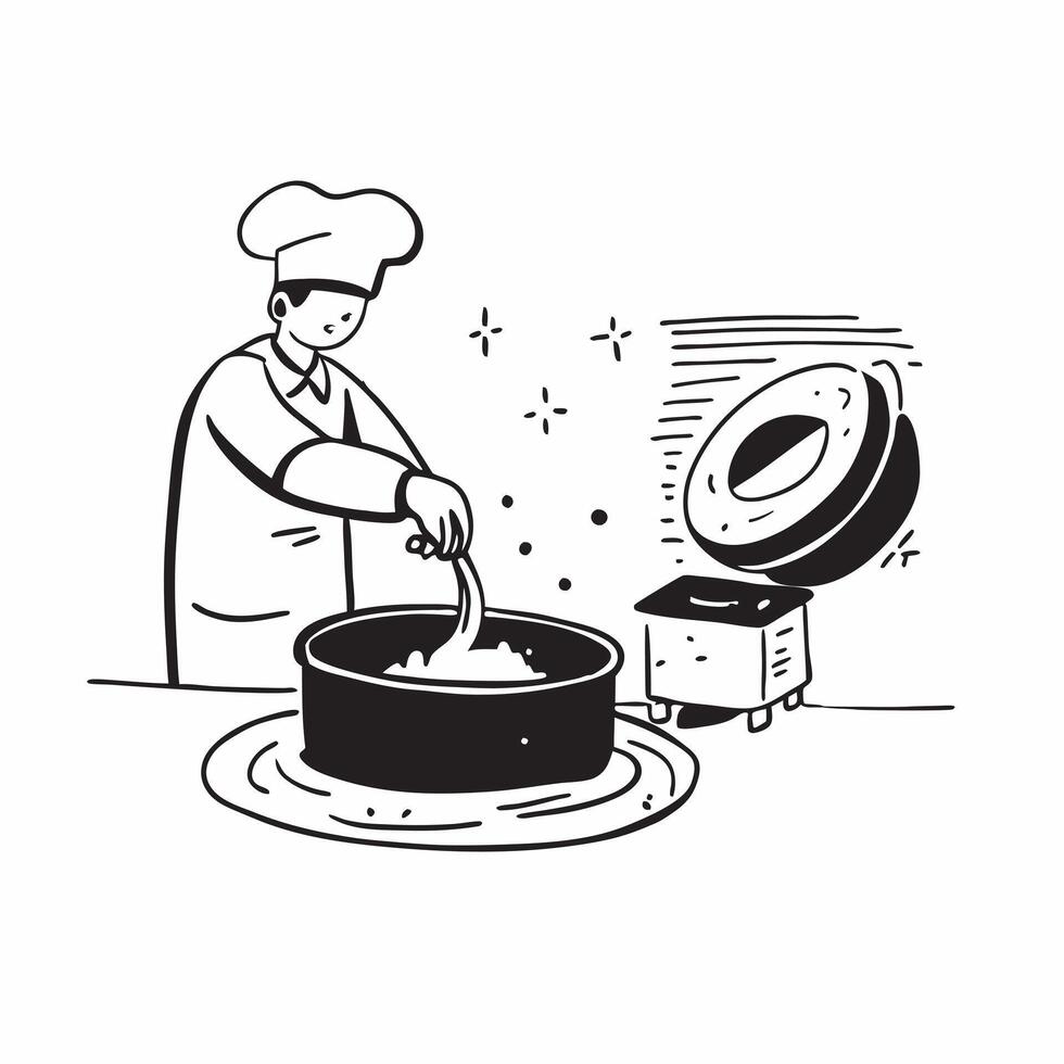Turkish chef preparing traditional dish with glossy kitchen background for 29 Ekim concept as Camera movement Pan across the chefs skilled hands as they prepare a traditional dish pure Set 2 vector