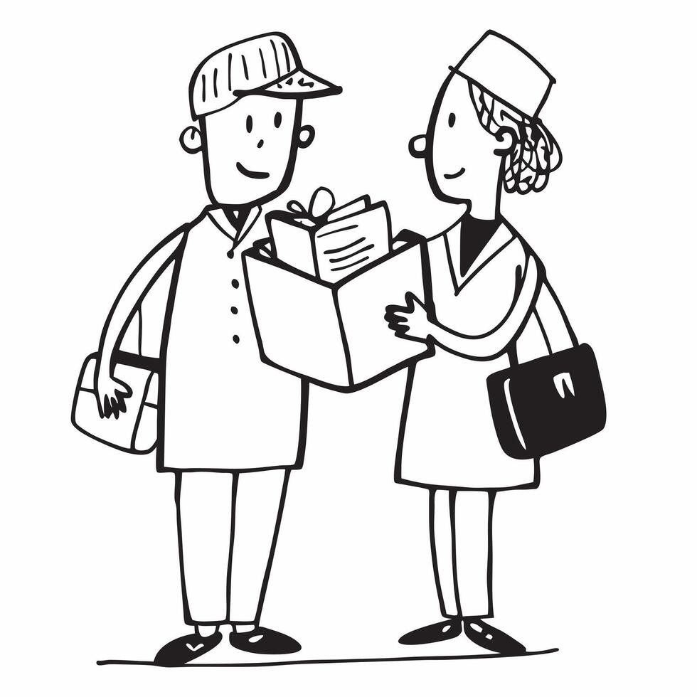 Two Travel Agents with Suitcases and Maps concept as Two travel agents holding suitcases and maps set against a clean background offering ample space for text or graphics symbolizi pure Set 4 vector