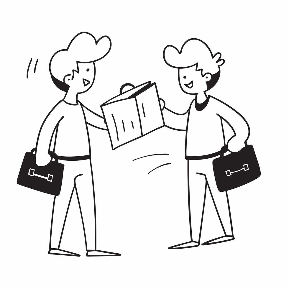 Two Travel Agents with Suitcases and Maps concept as Two travel agents holding suitcases and maps set against a clean background offering ample space for text or graphics symbolizi pure Set 2 vector