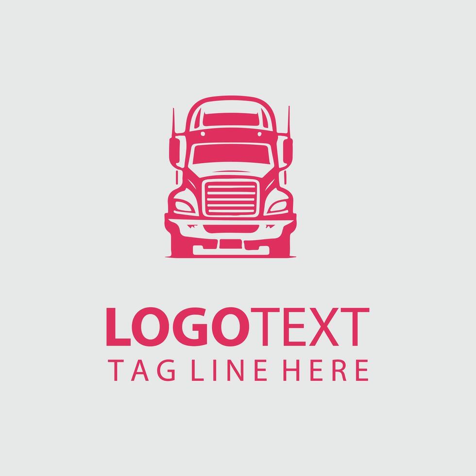 press Haul Truck Logo vector