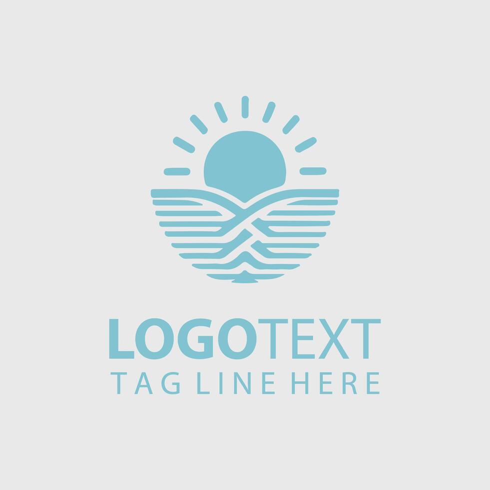 Wave Creek wave logo vector