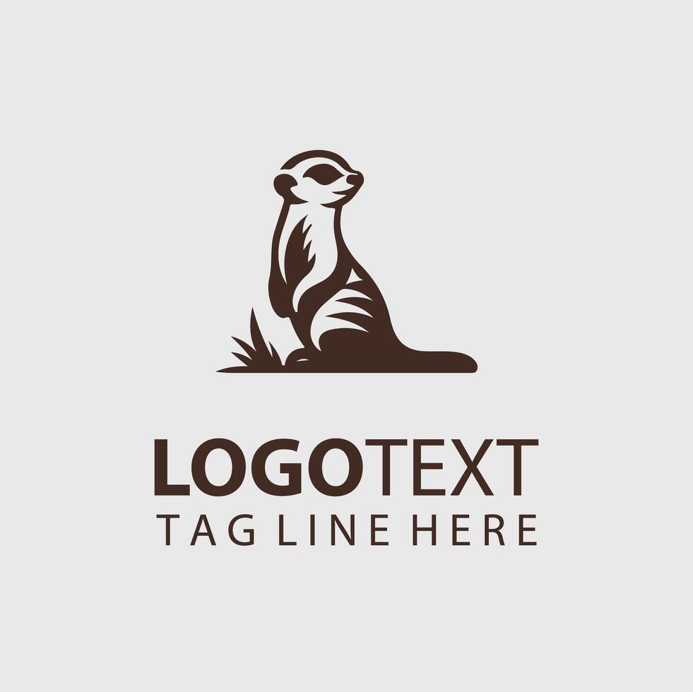 Meerkat Thrill Meerkat logo vector