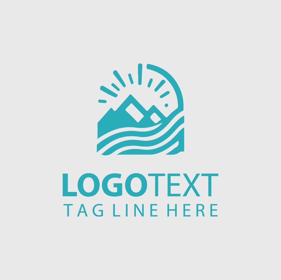 Surge Wave wave logo vector