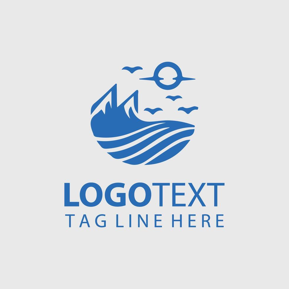 Wave Craft wave logo vector