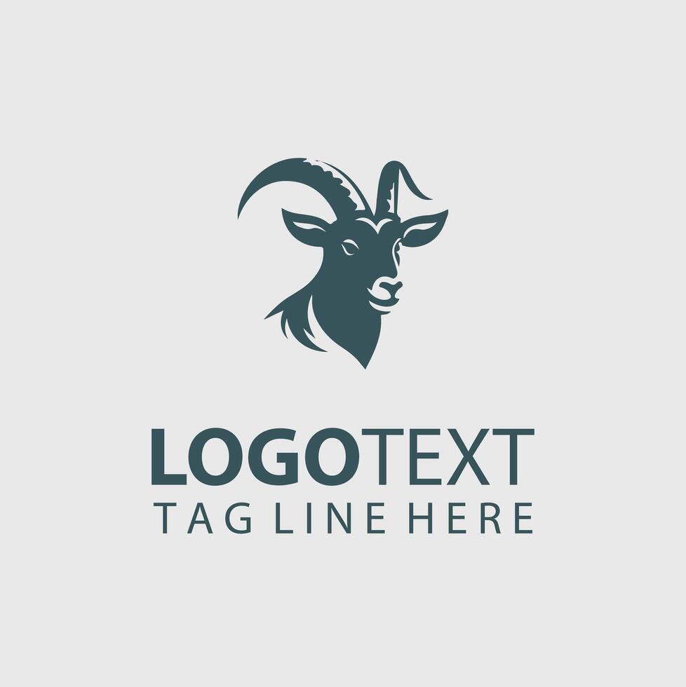 Goats Path goat logo vector
