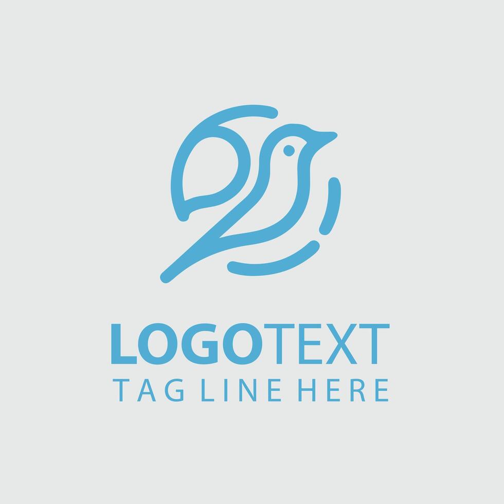 Linear Flight linear bird vector