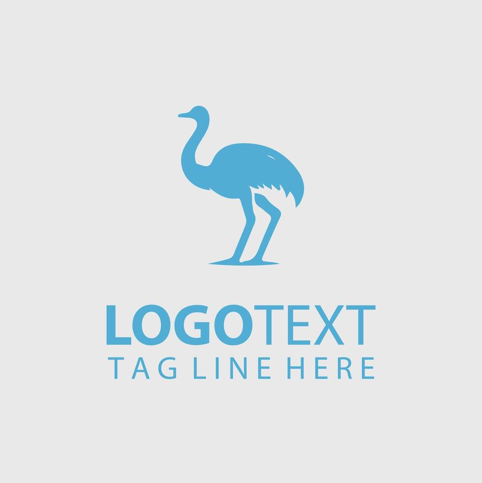 Oasis Glide Ostrich logo vector