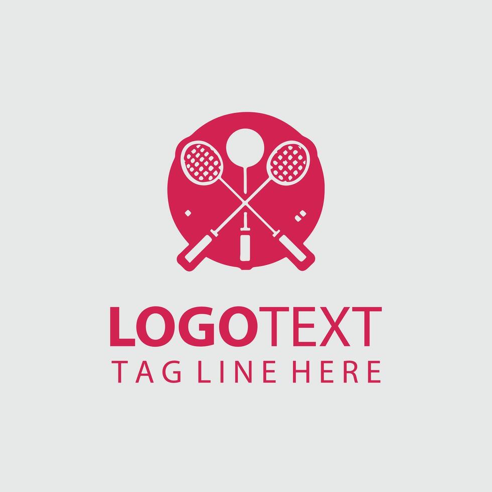 BirdieImpact Shuttle badminton logo vector