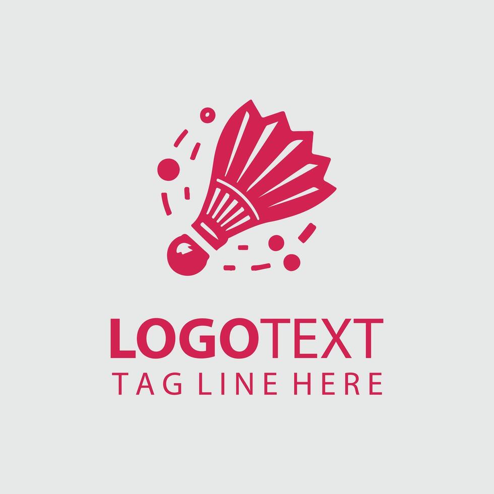 Badminton badminton logo design vector