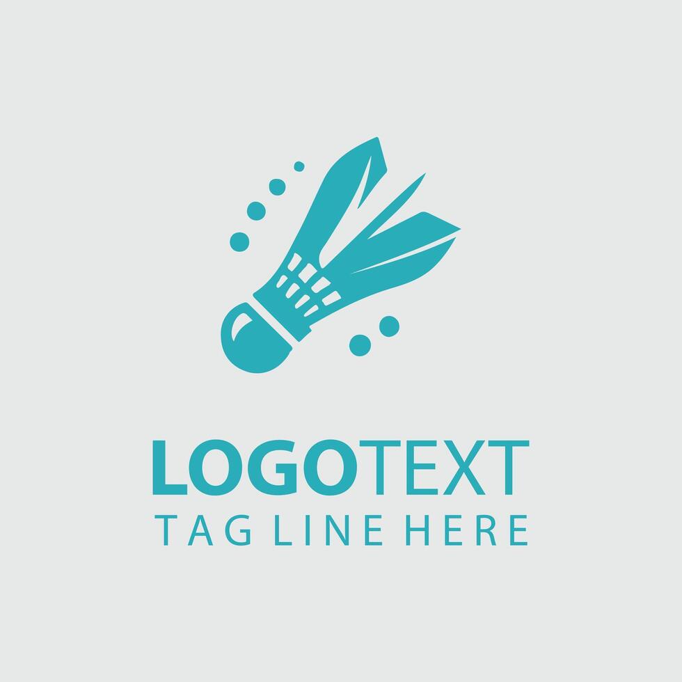 High Flyer Birdie Shuttle badminton logo vector